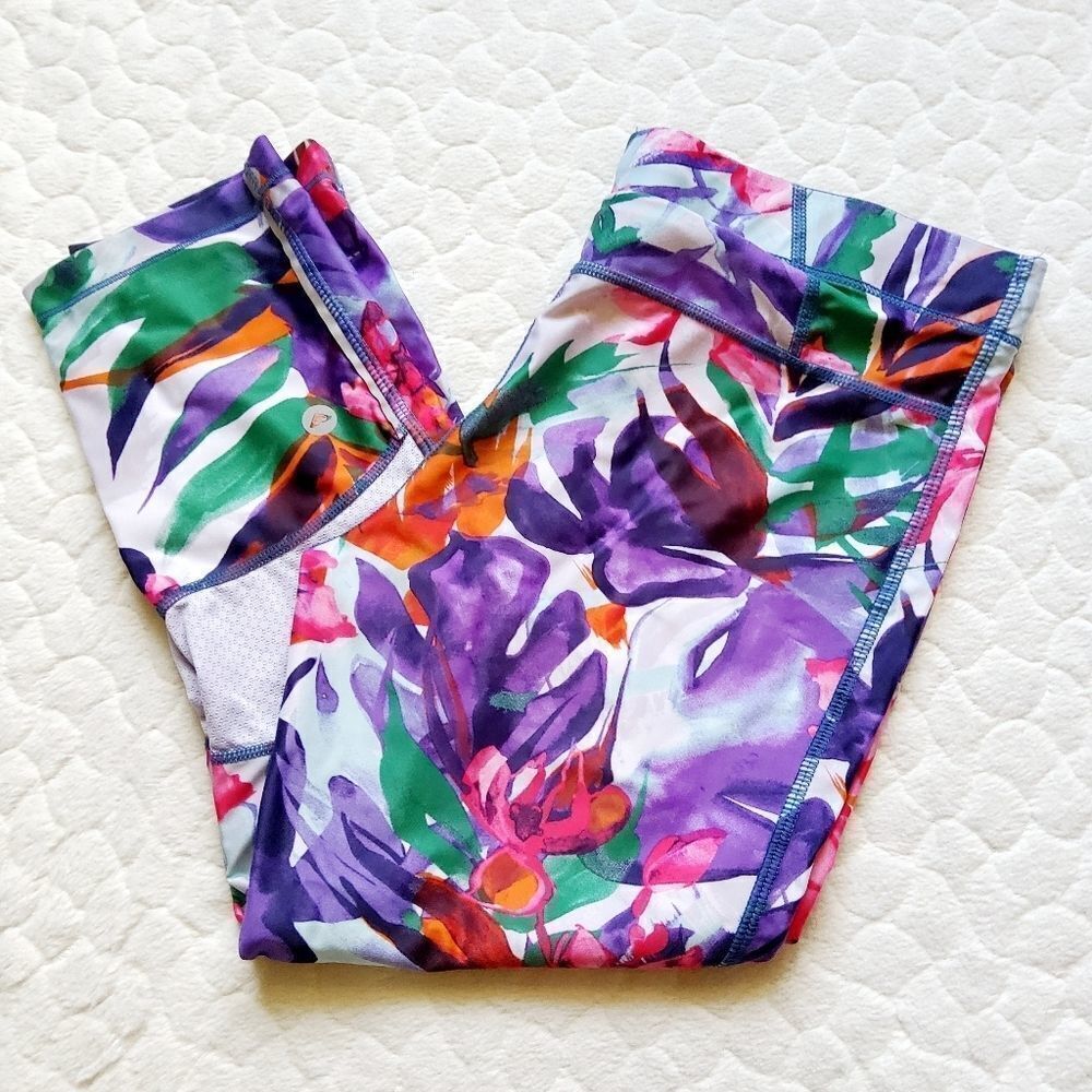 Roxy Dry Flight leggings floral tropical medium